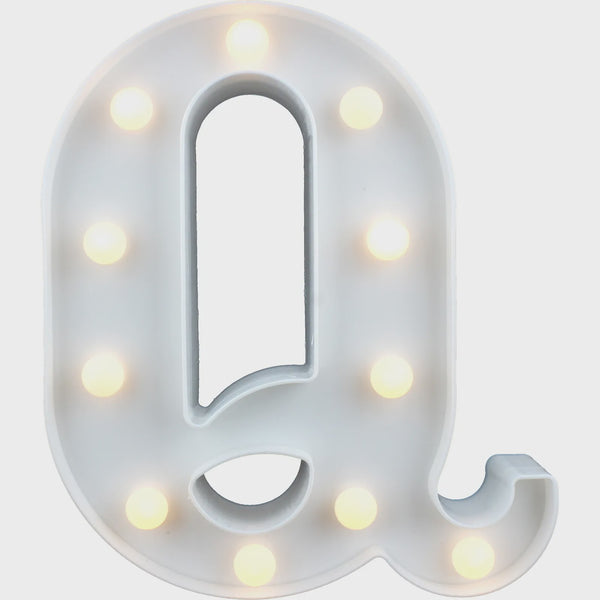LED LETTER LIGHT Q